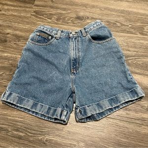 Calvin Klein Mom Fit jean shorts, size 6